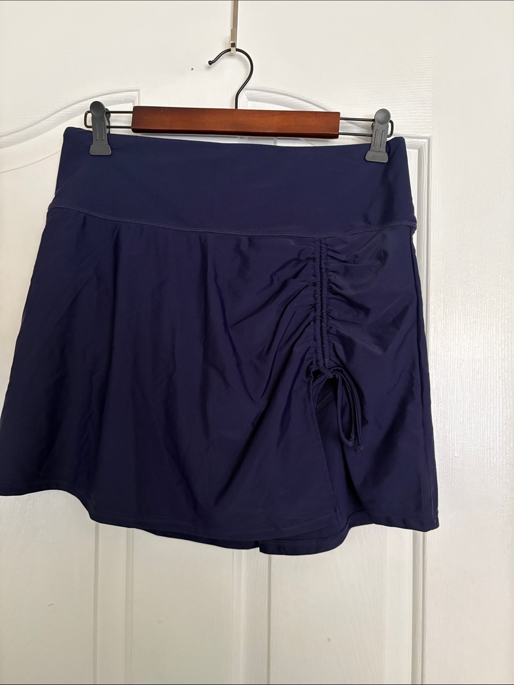 Navy Activewear Skort with Side Ruching
